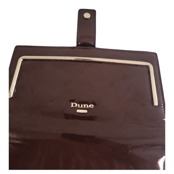 Dune London Kaydence Patent Finish Plum Bifold Wallet - Picture 2 of 10